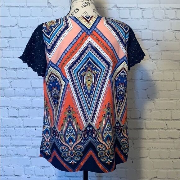 Skies are blue blouse size medium - Picture 5 of 9